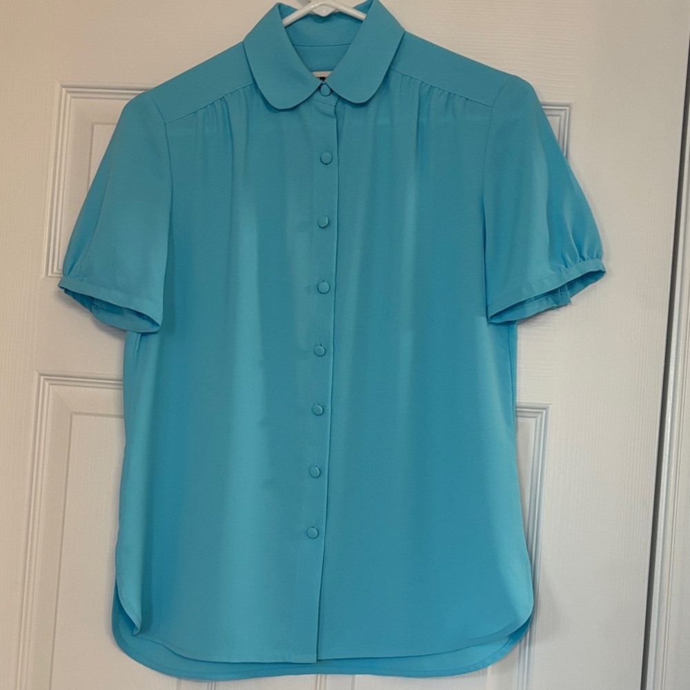 Anne Klein Button-Up Blouse